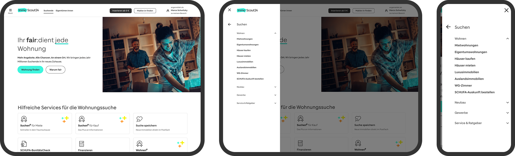 the released navigation across iOS, Android, mobile web and desktop web